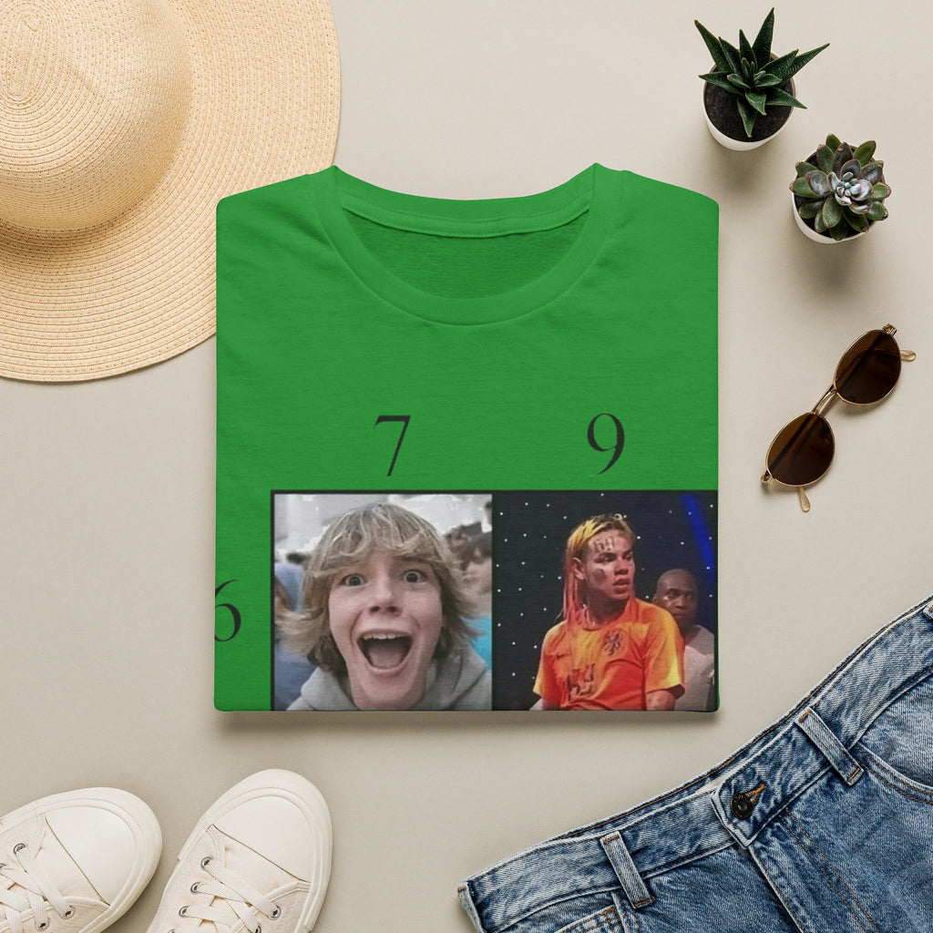 "7, 9, 6-11" Meme Collage Unisex T-Shirt — OBSIDIAN & CO