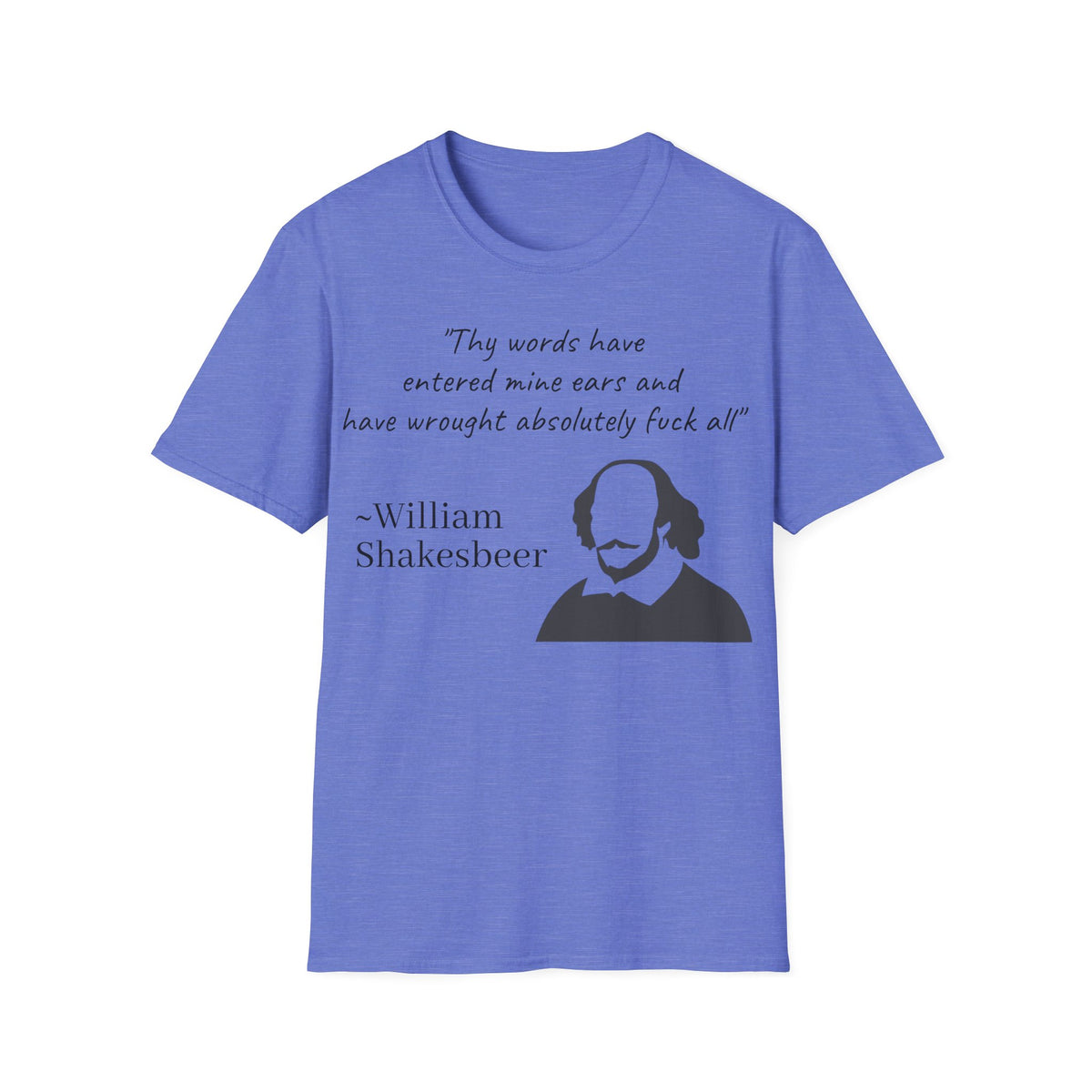 "William Shakesbeer" Quote Unisex T-Shirt — OBSIDIAN & CO