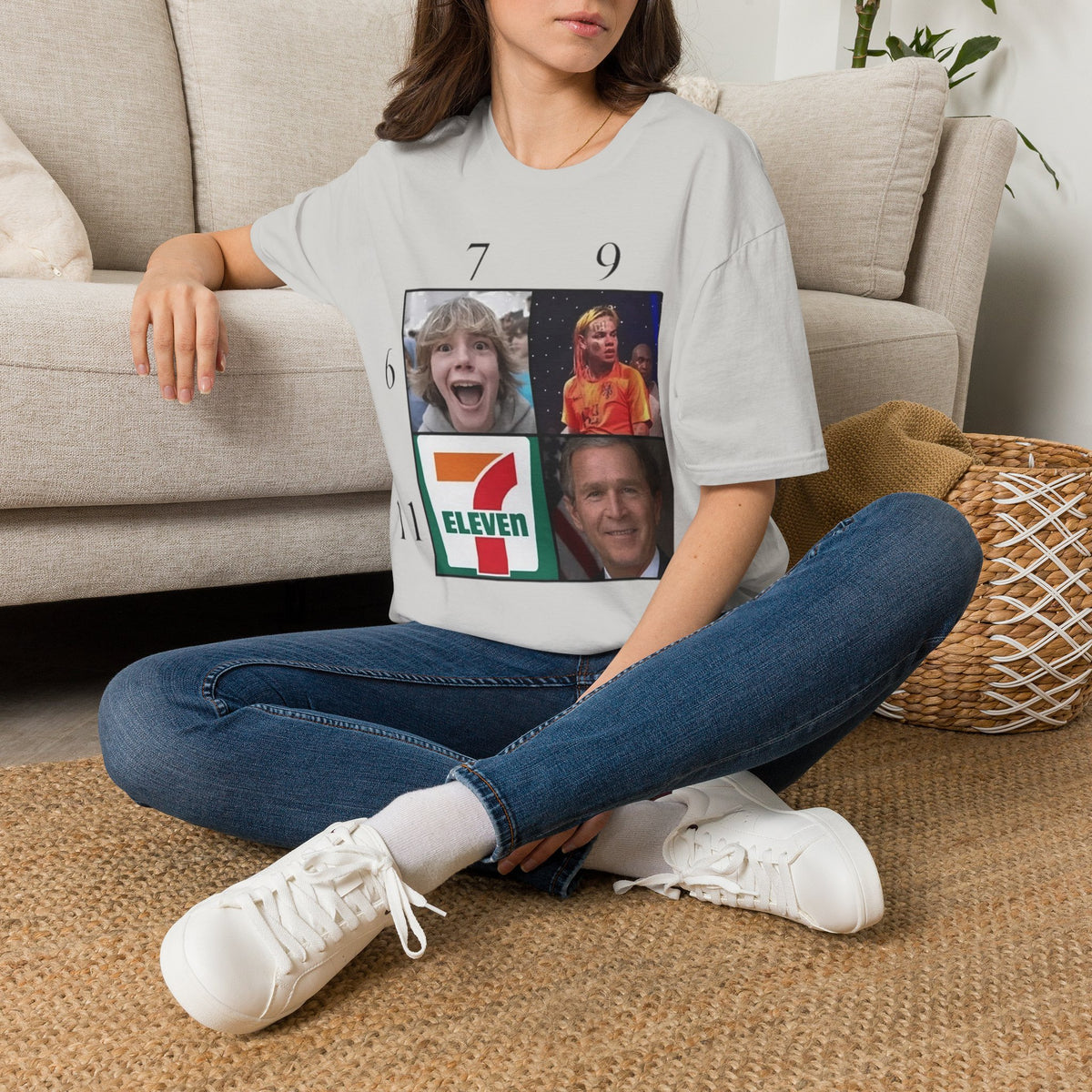 "7, 9, 6-11" Meme Collage Unisex T-Shirt — OBSIDIAN & CO