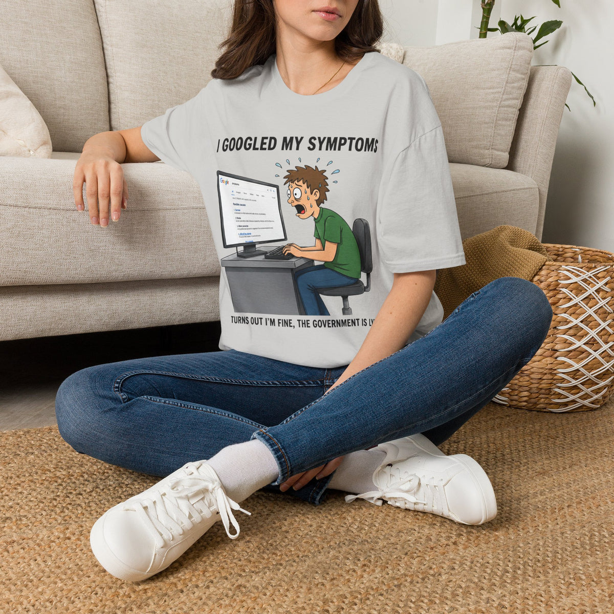 "I Googled My Symptoms" Funny Medical Unisex T-Shirt — OBSIDIAN & CO