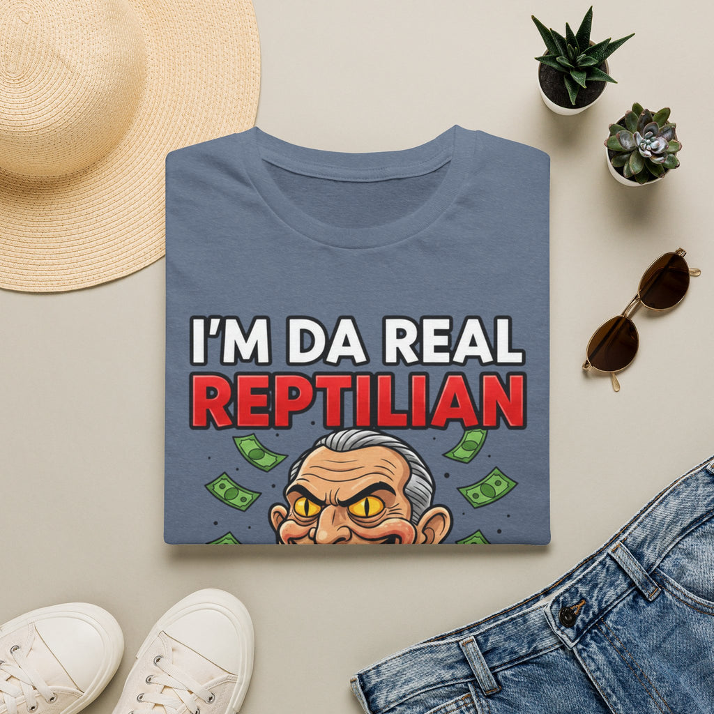 "I'm Da Real Reptilian" Conspiracy Unisex T-Shirt — OBSIDIAN & CO