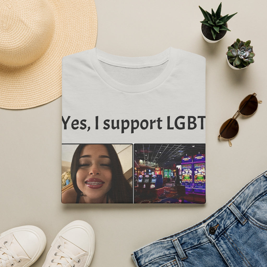 "Yes, I Support LGBT" Meme Unisex T-Shirt — OBSIDIAN & CO
