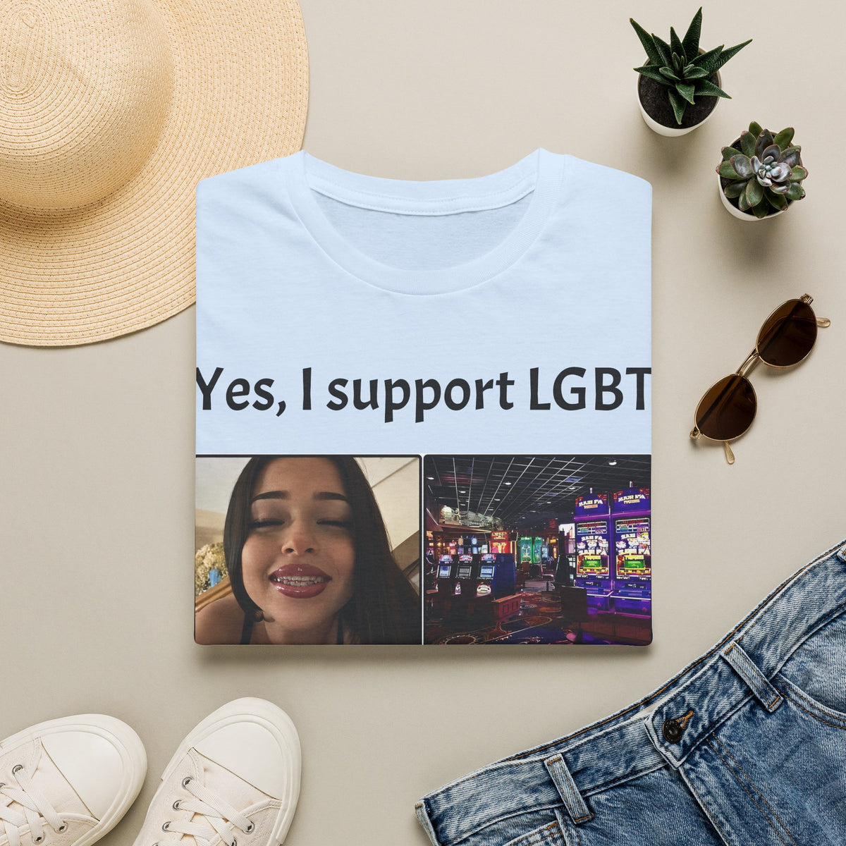 "Yes, I Support LGBT" Meme Unisex T-Shirt — OBSIDIAN & CO