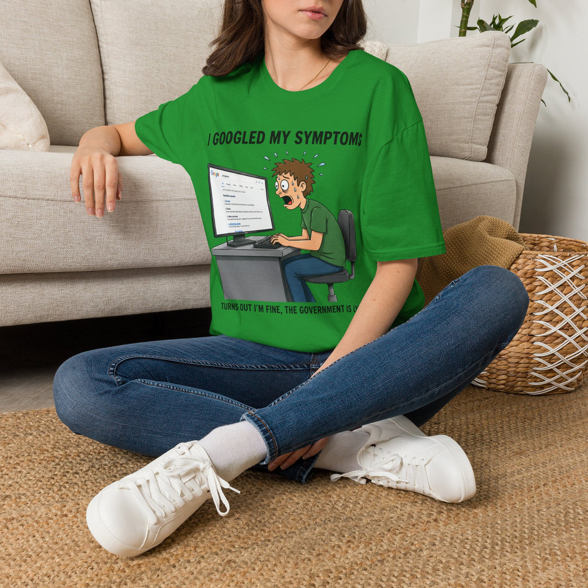 "I Googled My Symptoms" Funny Medical Unisex T-Shirt — OBSIDIAN & CO