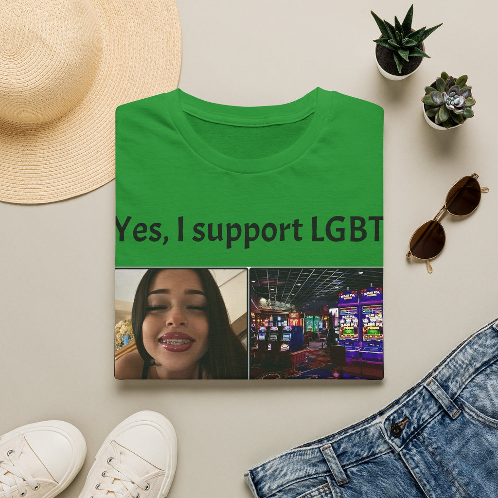 "Yes, I Support LGBT" Meme Unisex T-Shirt — OBSIDIAN & CO