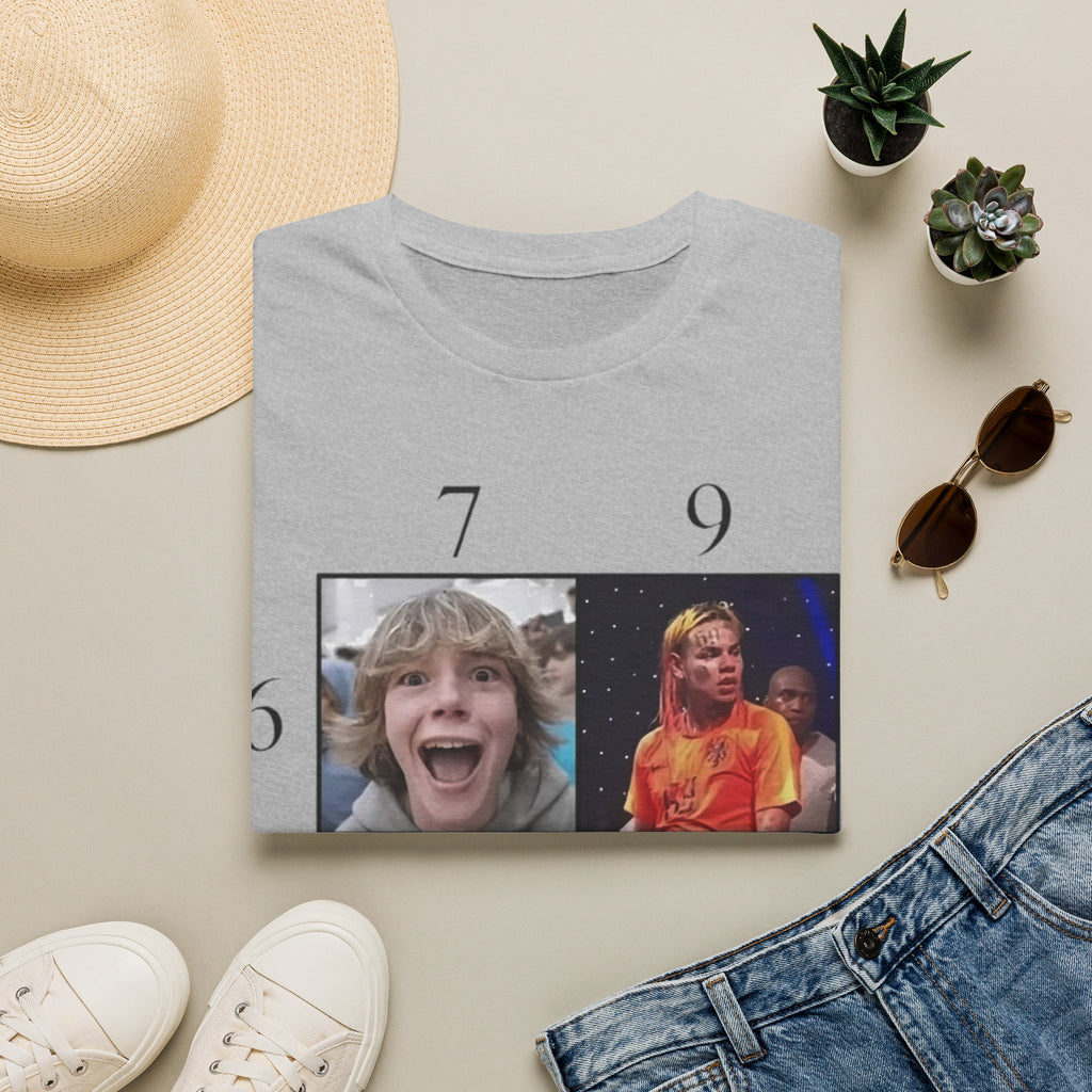 "7, 9, 6-11" Meme Collage Unisex T-Shirt — OBSIDIAN & CO