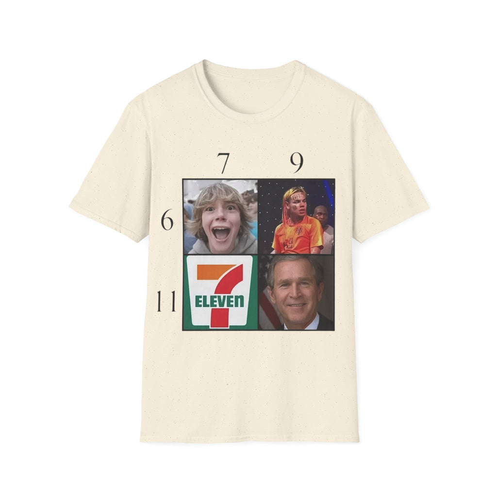 "7 vs 9" Meme Funny Unisex T-Shirt