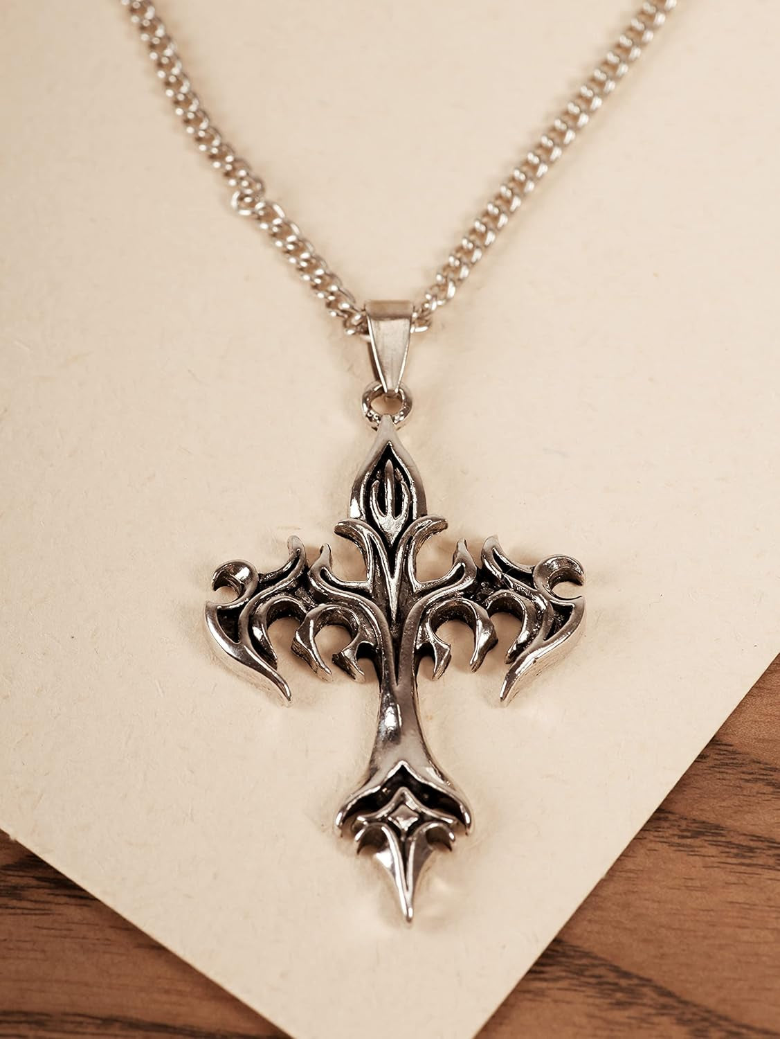Goth Layered Star Choker Necklace, Gothic Punk Grunge Emo Necklace