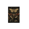 Gothic Plants Flowers Butteryfly Moths Canvas Prints Dark Art Moddy Wall Art Posters for Modern Living Room Halloween Home Decor