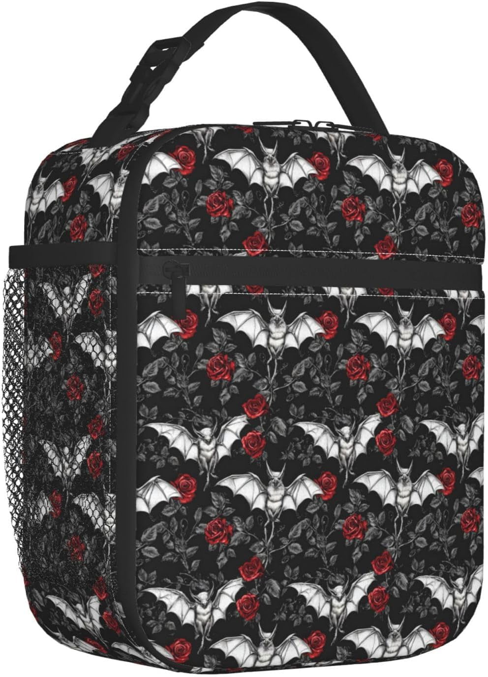 Goth Lunch Box for Women Kids Girls Men Insulated Lunch Bag Lunchbox Adults Lunch Tote Bags Reusable Cooler for Work Office School Picnic Travel