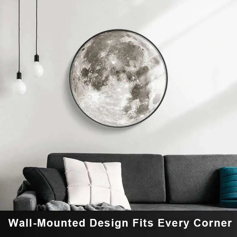 Moon LED Wall Light for Bedroom Kid'S Room Foyer Living Room Coffee Bar Aisle Hallway Gallery Studyroom Loft Indoor Home Lights